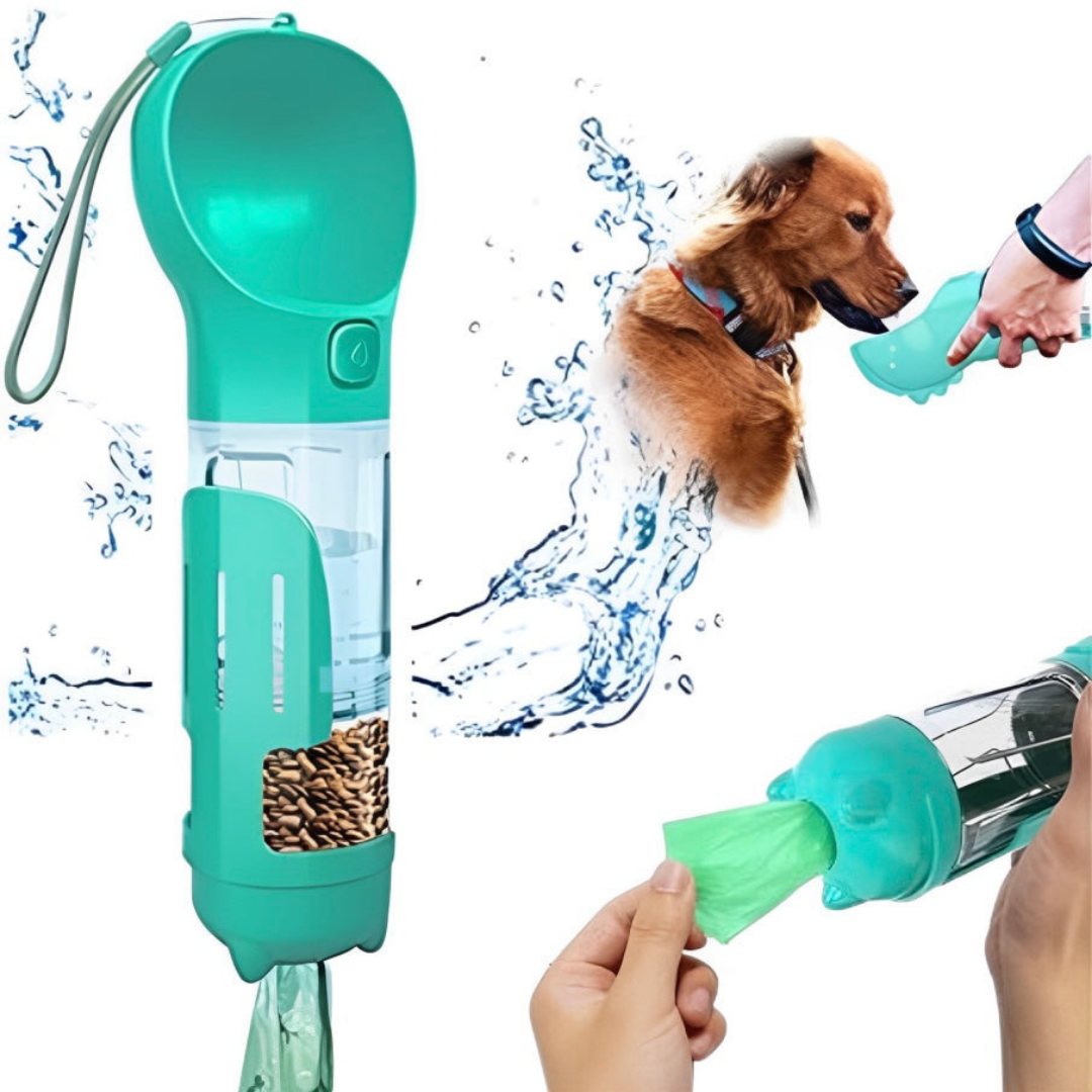 GoGoPawz | 4-in-1 Bottle for Easy Pet Hydration, Feeding and Cleanup